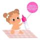 Brinquedo Infantil Cotiplás Soffy Babby Kit Alimentação Rosa